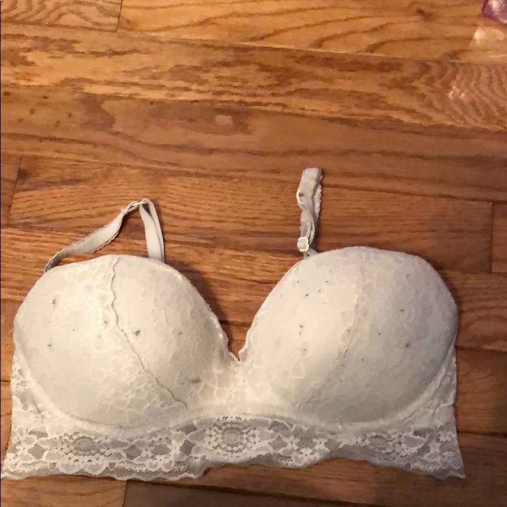 Barely worn white bralette
